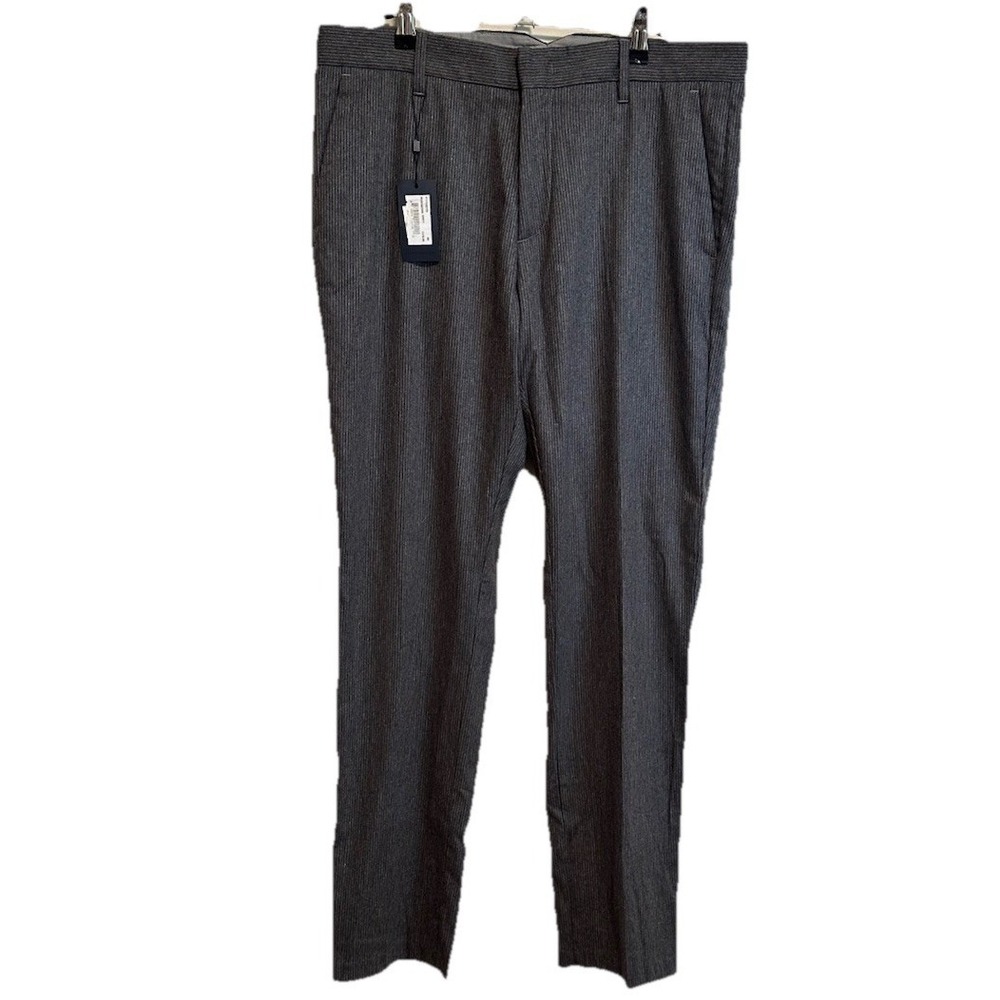 Zachary Prell Men's Dress Pants Wool Blend Gray MSRP $228 Size 34